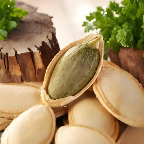 A good snack of pumpkin seeds for your health